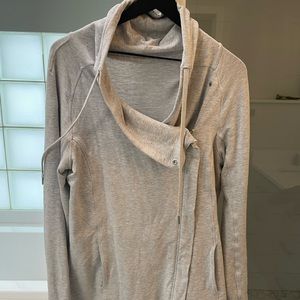 Lululemon draped zipper wrap sweatshirt